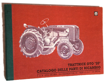 Parti Ricambio-Cataloghi parti di ricambio per i vari modelli di trattori Oto Melara